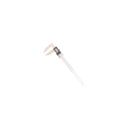Pied à coulisse digital 300mm 
- 1 bec simple grande capacité
- 3 bouton : on/off-raz-changement unite (mm inch)
- lecture au 1/100
- écran 30x13mm - vis de blocage sur le vernier et réglage fin
- coffret bois
- sortie de donnees rs232
- capacité 300mm - précision 1/100
- hauteur bec 75mm 
