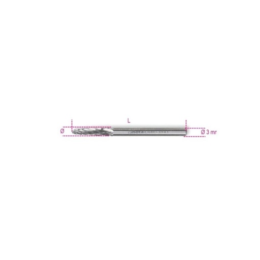 Mini fraise queue 3mm
