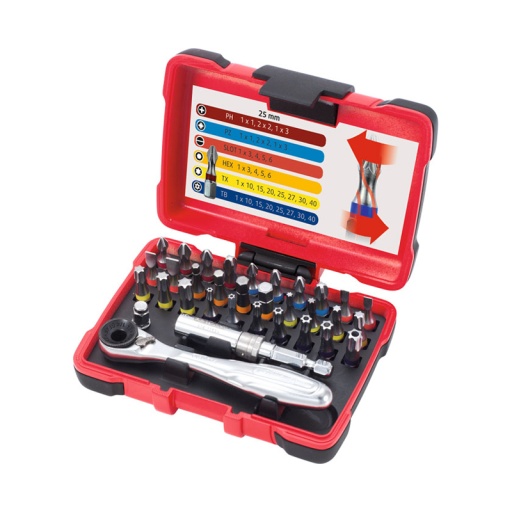 Coffret embouts de vissage spécial visseuse