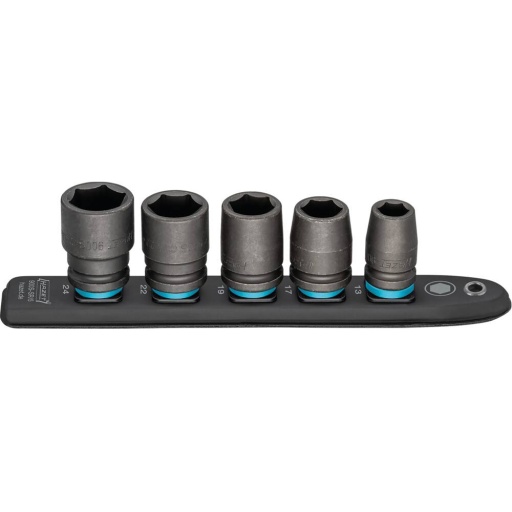 Douille a chocs 1/2" sur support magnetique 5pc