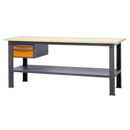 Etabli d'une longueur de 2,1m avec plan de travail en bois et 2 tiroirs
Principales caractéristiques :
- Plan de travail (2100 x 750 mm) en bois contreplaqué stratifié de 38 mm d'épaisseur
- 2 tiroirs (367x588 mm) montés sur glissières à billes de précision :
1 tiroir d'une hauteur de 70 mm.
1 tiroir d'une hauteur de 140 mm.
- Fonds de tiroirs protégés par un tapis en néopène.
- Chaque tiroir peut accueillir jusqu'à 4 modules d'outillage BETA.
- Serrure centralisé frontale
- Structure en acier avec 4 pieds
- Prédisposition pour l'installation d'un étau (1599F/150 ou 1599GI/150, vendus séparément)
- Demi-étagère inférieure de rangement, 1788x335 mm ; épaisseur : 40 mm
- Prévu pour la fixation au sol
- Capacité de charge statique : 800 kg uniformément répartis
Les accessoires suivants peuvent être ajoutés :
- Panneau latéral perforé C58PFL
- Bord antichute, 2100 mm, C58BAC 2.1
- 91 kg
2.100x750x904 mm