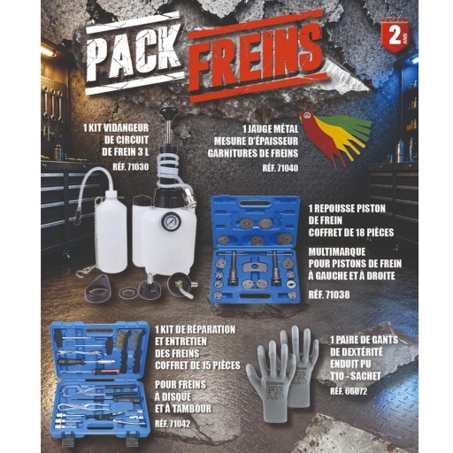 Pack outillage frein