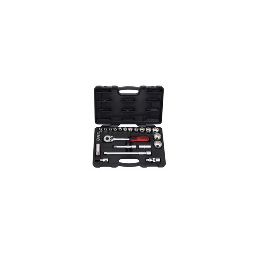 Coffret 22 pièces douilles f6 1/2