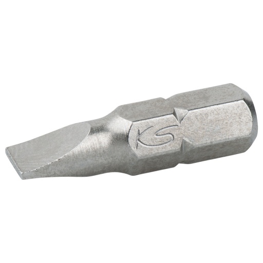 Boîte de 5 embouts de vissage Fente, L.25 mm - 1/4" - 4 mm