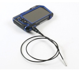 Écran LCD couleur (5 pouces) de 110 mm x 65 mm, résolution 1 280 - 720 pixels.
Port micro USB intégré pour la recharge ; batterie Li-ion de 3 500 mAh intégrée plus carte TF de 8 Go.
Sonde de caméra de 3,9 mm de diamètre avec 4 LED intégrées.
Miroir de 360° amovible disponible sous la ref 60462.
Fournie avec un câble USB de 750 mm pour la recharge.
Plage de température de service de 0 - 45 °C ; conforme aux normes CE et RoHS.