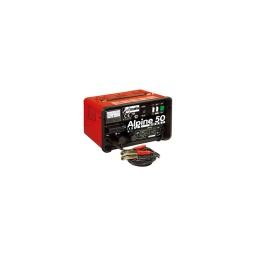 Chargeur de batteries alpine 50 boost
- tension reseau : 230 volts 1 ph
- puissance : 1000 watts
- tension de charge : 12/24 volts
- courant de charge efficace : 45 ampères
- courant conventionnel de reference :
12 volts : 30 ampères
24 volts : 30 ampères 
norme en60335-2-29a
- capacité nominale de reference : 12 volts : 20/500 - 24 volts : 20/500 - dimension 265x345x230 mm - réglage du courant de charge : 4 positions
- poids : 9.8 kg
equipe d'un ampèremètre et d'une protection contre les surcharges et les inversions de polarite.