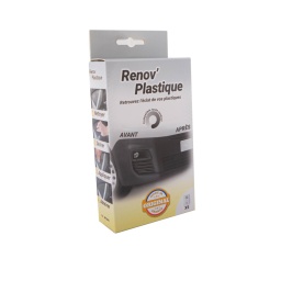 Intro	Lingettes pour raviver tous types d'ABS grâce à leur formule exclusive.
Simple à utiliser et sans risque pour les éléments peints, un simple passage permet de retrouver l'aspect original de vos plastiques ABS.
Les lingettes Rénovation Plastique sont compatibles avec toutes les nuances de gris-noir et toutes les couleurs.
L'emballage individuel vous garantit une lingette toujours bien imprégnée.
Plus produit	Facilité d'usage
Caractéristiques	Caractéristiques :
- restaure l'aspect original des plastiques
- efficace sur tout type d'ABS
- sans risque pour les éléments peints
- compatibles toutes nuances
- lingette imprégnée