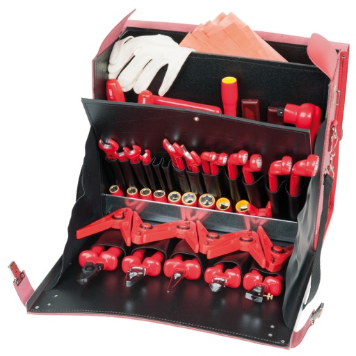 Sacoche d'outils d'&eacute;lectricien 55 pcs