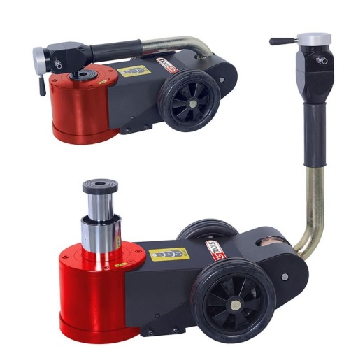 Cric poids lourds léger 24kg hydropneumatique 30/15T