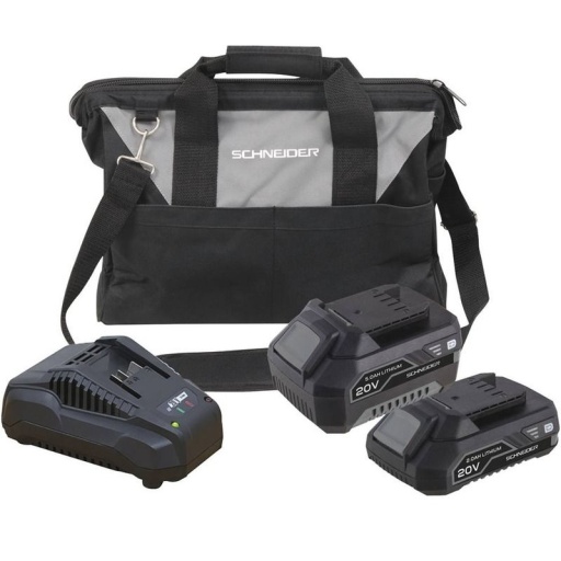 Pack 1 Batterie 2ah + 1 Batterie 4ah + Chargeur Lent + Sac De Rangement