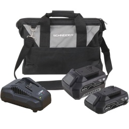 Pack 1 Batterie 2ah + 1 Batterie 4ah + Chargeur Lent + Sac De Rangement