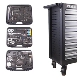 Servante distribution multimarque génération 1. Composants clairement identifiables disponibles au détail. Composition : EG0089 : servante 9 tiroirs. OM6100 : master coffret calage Renault/Nissan/Opel/Volvo. OM6200 : master coffret calage PSA. OM6300 : master coffret calage Ford/VAG. OM6400 : master coffret calage Fiat/Alfa/Lancia/Opel/Suzuki/Ford. OM6500 : master coffret calage Opel/Chevrolet/Saab/Fiat/Lancia/Suzuki/Ford. OM6600 : master coffret calage Ford/VW/Seat/Mazda/Volvo.


Composants clairement identifiables disponibles au détail
Composition :
- EG0089 : servante 9 tiroirs 
- OM6100 : master coffret calage Renault/Nissan/Opel/Volvo 
- OM6200 : master coffret calage PSA 
- OM6300 : master coffret calage Ford/VAG 
- OM6400 : master coffret calage Fiat/Alfa/Lancia/Opel/Suzuki/Ford 
- OM6500 : master coffret calage Opel/Chevrolet/Saab/Fiat/Lancia/Suzuki/Ford 
- OM6600 : master coffret calage Ford/VW/Seat/Mazda/Volvo




À PROPOS DE LA MARQUE CLAS
Notre Marque CLAS « Garage Solutions » basée en Savoie (France), a été créée en 1996. Nous sommes depuis toujours un acteur innovant de l’équipement et de l’outillage technique pour véhicules légers, utilitaires et poids lourds. Aujourd’hui, nous évoluons vers un écosystème offrant des solutions globales, bénéfique pour l’ensemble de nos partenaires. Nous nous adaptons à vos besoins et budgets, en étant toujours plus simple et réactif avec des hommes et des femmes experts, passionnés, au cœur d’une digitalisation à votre service. Consolidant notre leadership en France, nous accélérons notre expansion afin de devenir un acteur clef à l’international. 