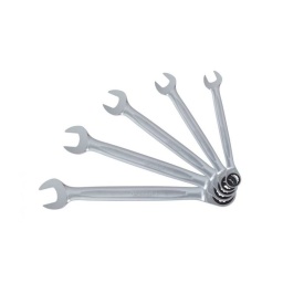 Selon DIN 3113 / ISO 3318 / ISO 7738 
Angle de fourche 15° 
Cliquet 72 dents 
Finition satinée 
Chrome Vanadium 


