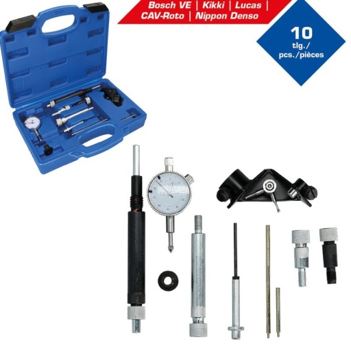 Coffret d’outils de réglage de pompes à injection pour moteurs diesel | 10 pièces