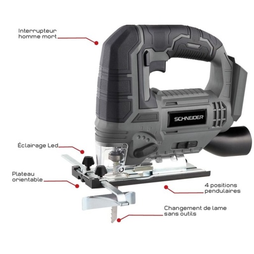 Scie Sauteuse 20v Sans Batterie & Chargeur