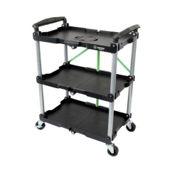 Chariot d'atelier pliable COMPETITION
Avec roues :oui
Charge admise :65 kg
Code EAN : 4069465019190
Diamètre des roues en mm :70 mm
Dimension intérieur du compartiment :540x330 mm
Hauteur H : 825,0mm
Largeur B : 640,0mm
Nombre de roues :2
Nombre de roue(s) de direction :2
Profondeur T en mm :390,0 mm
Poids :6,00 kg