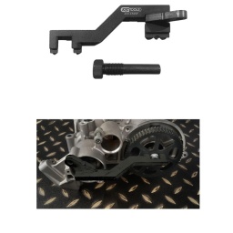 Outils de calage VAG moteurs 1.2 - 1.4 TFSI
Pour moteurs 4 cylindres essence 1.2 et 1.4 TFSI
Affectations véhicules : Audi : A1 (2012 - 2015), A1 Sportback (2012 - 2015), A3 (2012 - 2015), Q3 (2012 - 2015)
Seat : Leon (2012 - 2015)
Škoda : Fabia III (2012 - 2015), Octavia III (2012 - 2015)
Volkswagen : Golf VII (2012 - 2015), Jetta (2012 - 2015), Passat (2012 - 2015), Golf Sportsvan (2012 - 2015), Golf VII (2012 - 2015), Polo (2012 - 2015)
Codes moteurs : CJZA / CZCA / CYVB / CXSB / CJZB / CMBA / CJZB / CMBA / CYVA / CXSA / CJZD / CHPB / CJZC / CPWA / CYVD / CHPA / CNG / CRJA / CUKC / CZDA / CPVA / CPVB / CUKB
Codes OEM : T10494, T10340
Utilisation (marque) :	VW, Audi, Seat, Skoda
Utilisation générale :	moteurs 4 cylindres essence 1.2 et 1.4 TFSI
Pièces dans le set :	2 pièces
Poids :	340 g
Modèle(s) AUDI :	A1 (2012 – 2015), A1 Sportback (2012 – 2015), A3 (2012 – 2015), Q3 (2012 – 2015)
Codes moteur AUDI :	CJZA / CZCA / CYVB / CXSB / CJZB / CMBA / CJZB / CMBA / CYVA / CXSA / CJZD / CHPB / CJZC / CPWA / CYVD / CHPA / CNG / CRJA / CUKC / CZDA / CPVA / CPVB / CUKB
Codes OEM AUDI :	T10494, T10340
Codes OEM SEAT :	T10494, T10340
Codes OEM SKODA :	T10494, T10340
Codes OEM VOLKSWAGEN :	T10494, T10340
Codes moteur SEAT :	CJZA / CZCA / CYVB / CXSB / CJZB / CMBA / CJZB / CMBA / CYVA / CXSA / CJZD / CHPB / CJZC / CPWA / CYVD / CHPA / CNG / CRJA / CUKC / CZDA / CPVA / CPVB / CUKB
Codes moteur SKODA :	CJZA / CZCA / CYVB / CXSB / CJZB / CMBA / CJZB / CMBA / CYVA / CXSA / CJZD / CHPB / CJZC / CPWA / CYVD / CHPA / CNG / CRJA / CUKC / CZDA / CPVA / CPVB / CUKB
Codes moteur VOLKSWAGEN :	CJZA / CZCA / CYVB / CXSB / CJZB / CMBA / CJZB / CMBA / CYVA / CXSA / CJZD / CHPB / CJZC / CPWA / CYVD / CHPA / CNG / CRJA / CUKC / CZDA / CPVA / CPVB / CUKB
Modèle(s) SEAT :	Leon (2012 – 2015)
Modèle(s) SKODA :	Fabia III (2012 – 2015), Octavia III (2012 – 2015)
Modèle(s) VOLKSWAGEN :	Golf VII (2012 – 2015), Jetta (2012 – 2015), Passat (2012 – 2015), Golf Sportsvan (2012 – 2015), Golf VII (2012 – 2015), Polo (2012 – 2015)