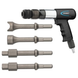 Marteau burineur pneumatique 9.2j + accessoires
Pour les vis bloqu&eacute;es par la rouille.
Jeu de burins &agrave; vibration.
Raccord rapide 1/4".
Quantit&eacute; d'air n&eacute;cessaire : 57 - 594 l/min.
Fr&eacute;quence de frappe r&eacute;glable sur 9 niveaux, jusqu'&agrave; 2600 coups/min.
Logement du burin : Six pans int&eacute;rieurs 10 mm.
Longueur du support de tige : 73mm.
Pression de service (bar) : 6.3.
Poign&eacute;e isol&eacute;e contre le froid.
Poids net : 2.5kg.
Coffret plastique.
POIDS ARTICLE
4,162KG