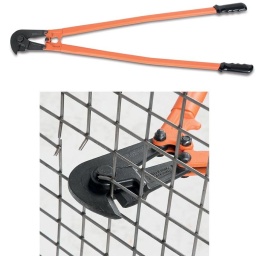 Coupe-treillis à tête plate pour tiges, boulons et treillis électrosoudés à béton
​max. = 12 mm
max. (HRC 48)= 6 mm