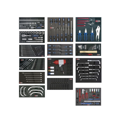 Composition 207 outils spéciale autmobile ks tools pour servante