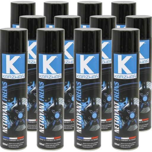 Carton 12 nettoyants freins 600ml