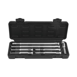 Jeu d'outils pour la réparation des taraudages de bougies
- pour le nettoyage et la réparation des filetages de bougies
- longueur spécifique pour taraudages profonds
- tige de montage conique pour les inserts taraudes
- entraînement 6 pans
- vis de réglage
- coffret de rangement
utilisation: BMW. mini. citroen. peugeot. renault. mercedes. volkswagen etc
composition :
taraud spécial. m8x1.0. 115mm taraud spécial. m10x1.0. 115mm taraud spécial. m12x1.25. 140mm taraud spécial. m12x1.25. 270mm taraud spécial. m14x1.25. 140mm taraud spécial. m14x1.25. 270mm taraud spécial. m18x1.5. 90mm 