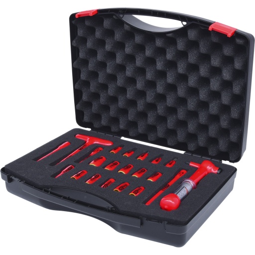 Coffret de douilles isolées 1/4'' 21 pcs