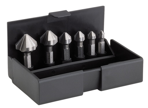 Coffret de Fraises à chanfreiner-ébavurer HSS-G 6,3 - 20,5 mm