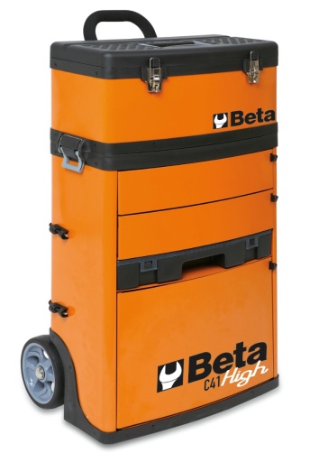 Chariot porte-outils à deux modules superposables