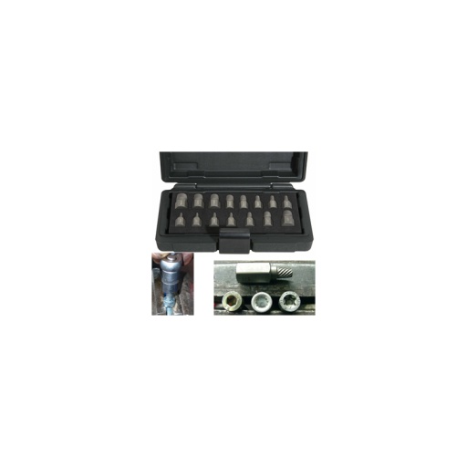 Coffret extracteurs pour vis têtes creuses