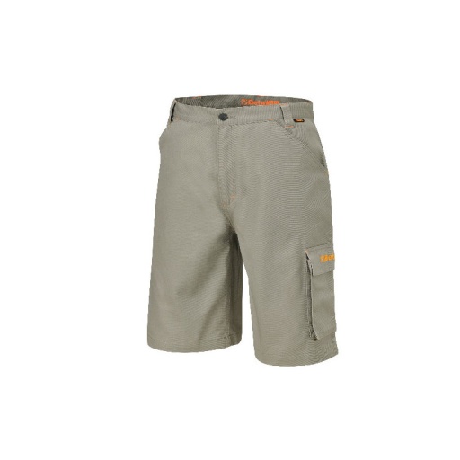 Bermuda de travail 100% coton beige
