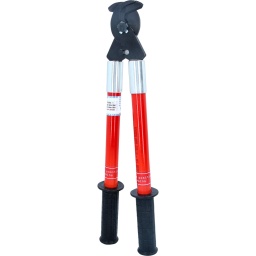 Isolation selon IEC 60855-1
Isolation nominale 36&nbsp;kV
Pour une coupe sans &eacute;crasement de c&acirc;bles en cuivre (&Oslash; 14&nbsp;mm), en acier (&Oslash; 7&nbsp;mm) et en aluminium (&Oslash; 14&nbsp;mm)
Coupure nette gr&acirc;ce &agrave; une nouvelle g&eacute;om&eacute;trie des lames
Limite la consommation d'&eacute;nergie
En acier sp&eacute;cial
