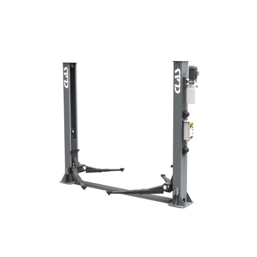 Pont elevateur 2 colonnes asymetrique passage bas 400v 4t