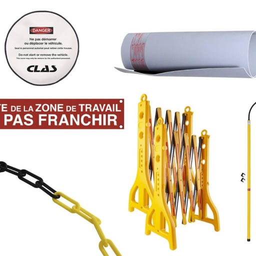 Master pack équipements de protection collective / zone de travail