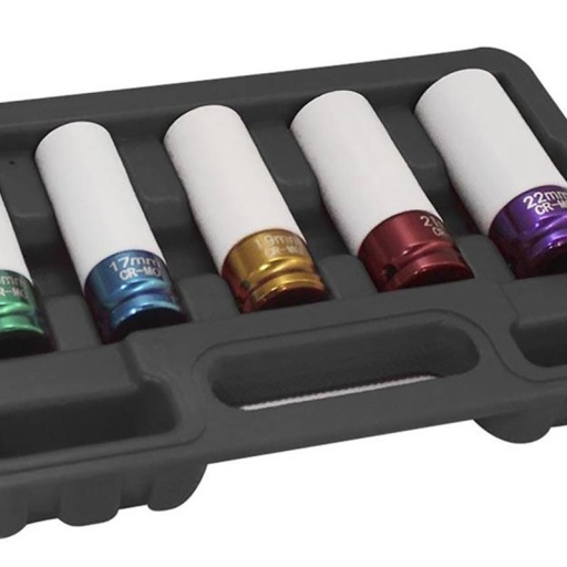 Douilles gainées 1/2" pour jantes alu (5 pcs)