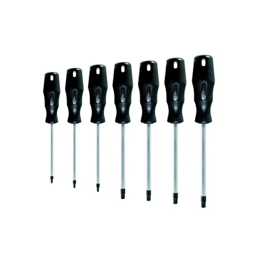 Jeu de 7 tournevis ergotorque torx t10 a t40