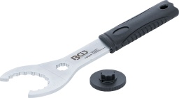 Pour le montage et le démontage de paliers intérieurs et de coquilles de palier-Pour Shimano Hollowtech II, SRAM GXP, Race Face X-type, FSA Mega-Exo, Truvativ GXP, Campagnolo et roulements intérieurs BSA similaires avec 16 dents-Outil de capuchon de pédalier pour montage et démontage du capuchon de pédalier gauche