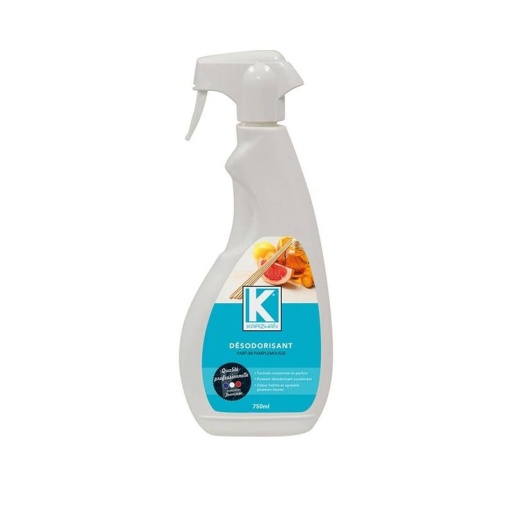 Désodorisant puissant et rémanant parfum pamplemousse - flacon spray de 750ml