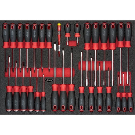 Module tournevis plat,cruci,torx,douilles 32 pièces