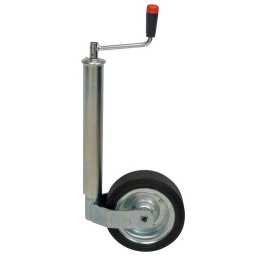 Roue jockey
Charge maxi: 400 kg 
Diamètre du tube: 60mm
Roue: 255x80mm (gonflable)
Poids: 10,6kg
Jante: acier 
 Charge maxi 400kg 