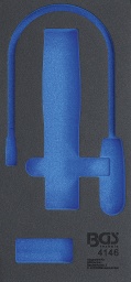 Insert en mousse dure robuste de haute qualitéPour toutes les servantes d’atelier BGSConvient pour art. 4146