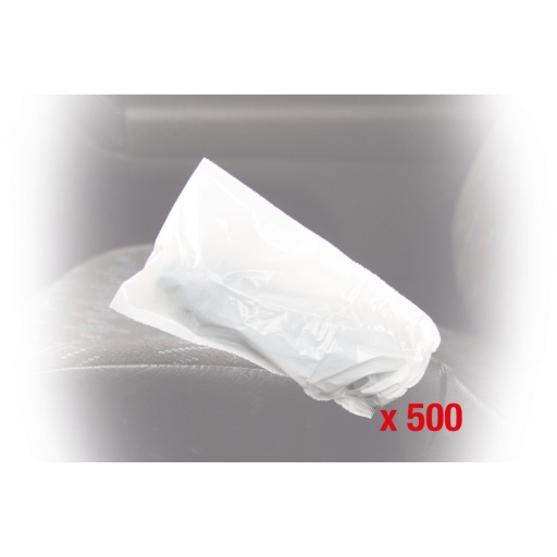 Protèges-pommeau de frein à main jetable blanc pack de 500
