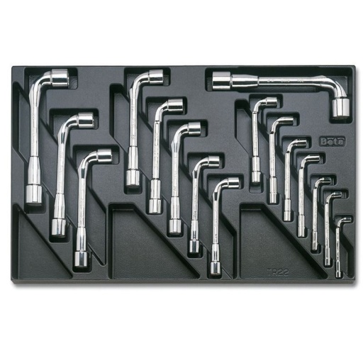 Module termoformé clé à pipe 6/12pans beta 7 a 24mm 16 pièces