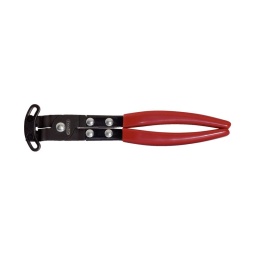 Pince à collier
- pour un travail lateral
- poignées gainées de pvc
- chrome vanadium