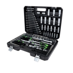 Coffret de douilles et accessoires COMPETITION 1/4"+ 3/8" + 1/2" 216 pcs