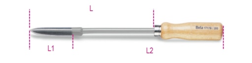 Grattoir triangulaire 150mm