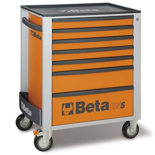 Servante d'atelier 7 tiroirs 800kg beta orange