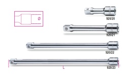 Rallonge carrés mâle et femelle 1/2"