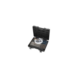 Coffret pour contrôle d'injecteur comm n rail

- contrôle du retour gasoil pour injecteurs bosh-delphi-denso-siemens
- diagnostique rapide et simple des injecteurs
- chaque réservoir gradué permet de comparer et mesurer les debits de chaque injecteur

composition:
- 1 bloc de 8 reservoirs + 1 séparateur
- 8 raccords laitons avec embouts flexibles
- 8 tuyaux silicone 5.2x8mm lg 800mm - 8 raccords rapides en laiton
- 8 double raccord
- 8 adaptateurs bosh
- 8 adaptateurs siemens
- 8 adaptateurs denso
- 8 adaptateurs delphi (plastique)