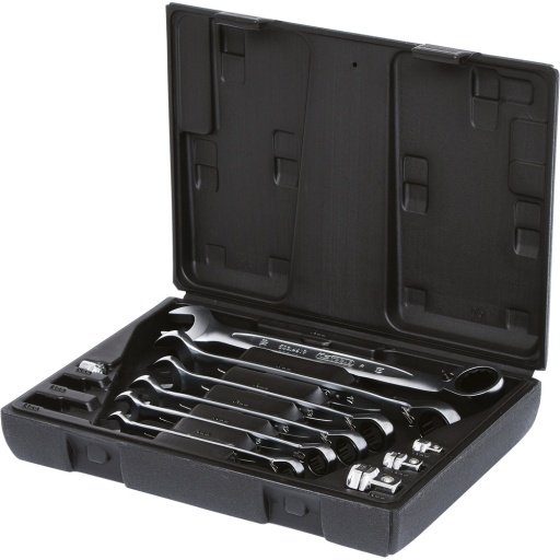 Jeu de clés mixtes à cliquet réversible GEARplus10 pcs